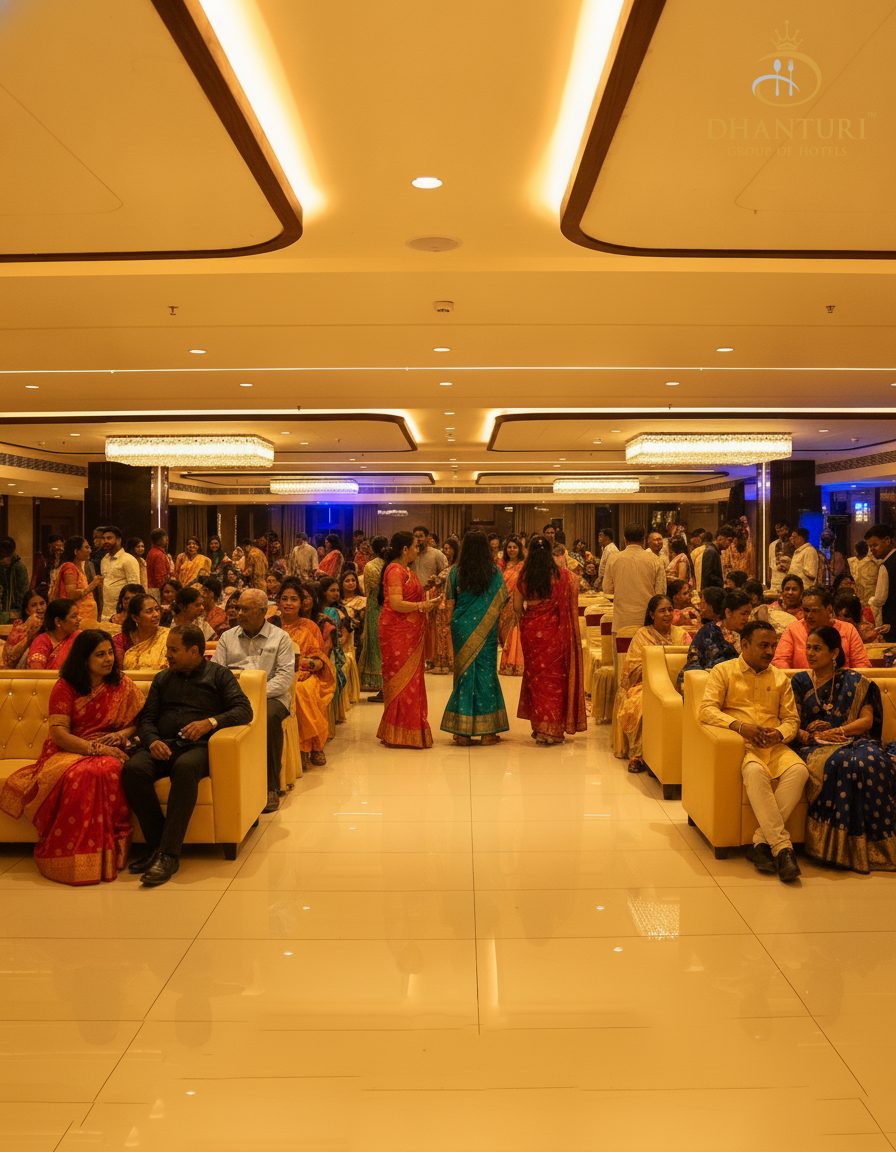 Booking rooms for a large group